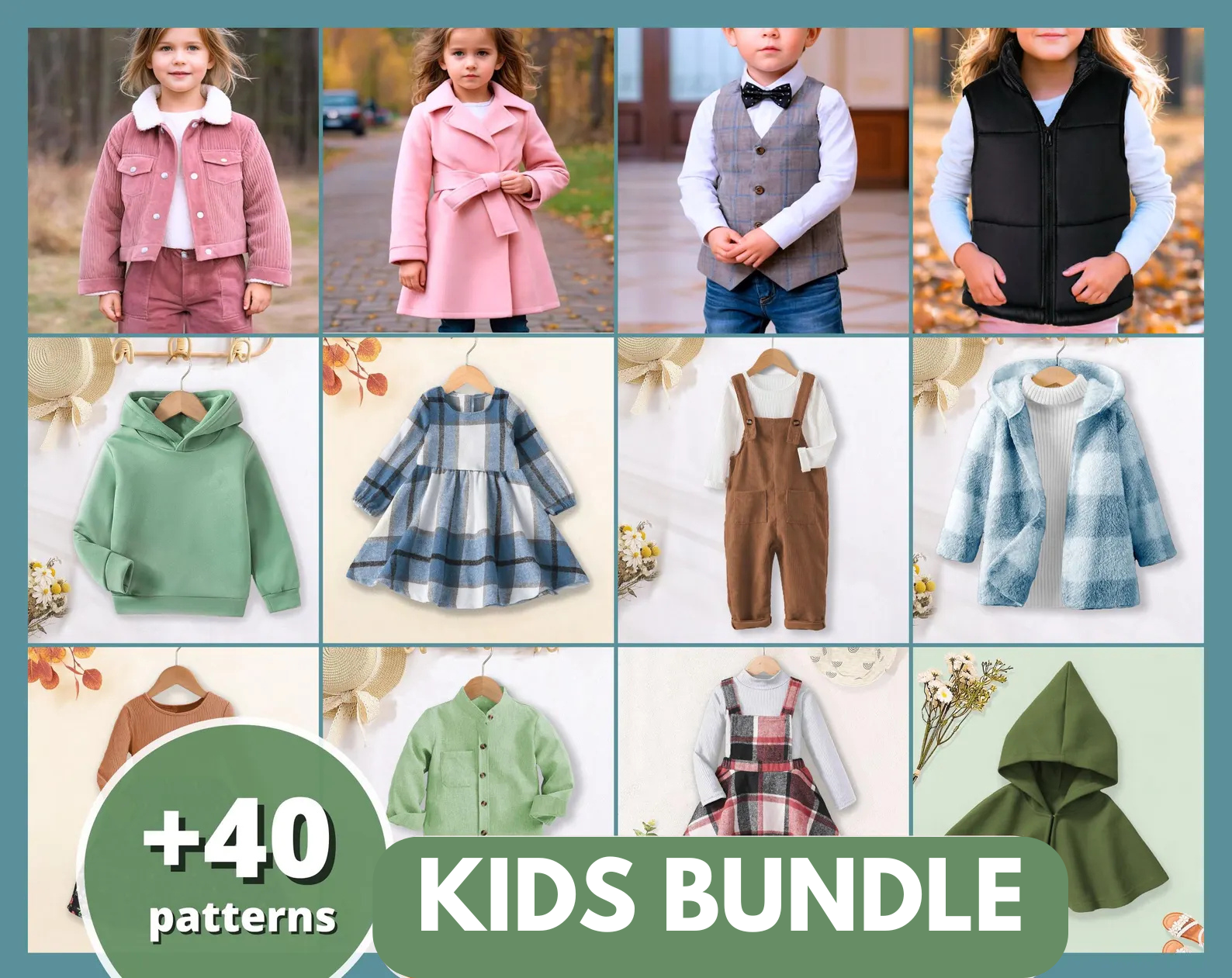 Kids Sewing Patterns Bundle