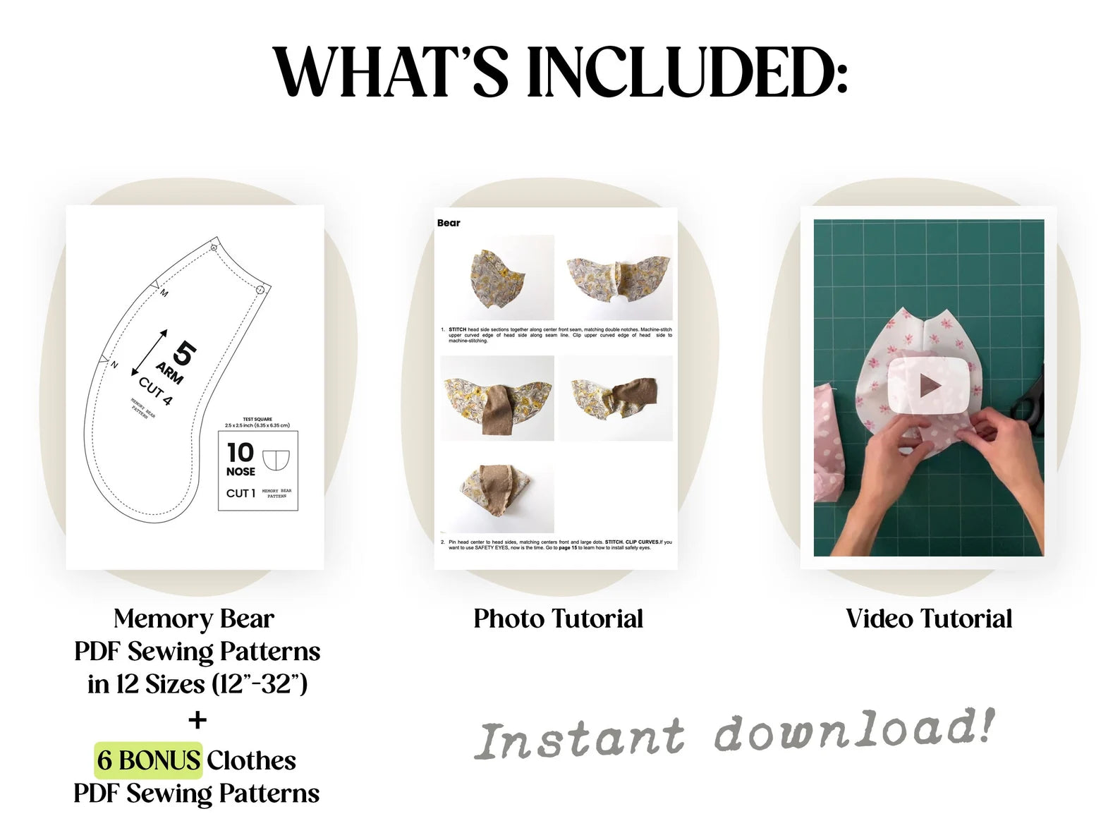 Norah Sewing Patterns Bundle ( 6-in-1 Valued at 50$)