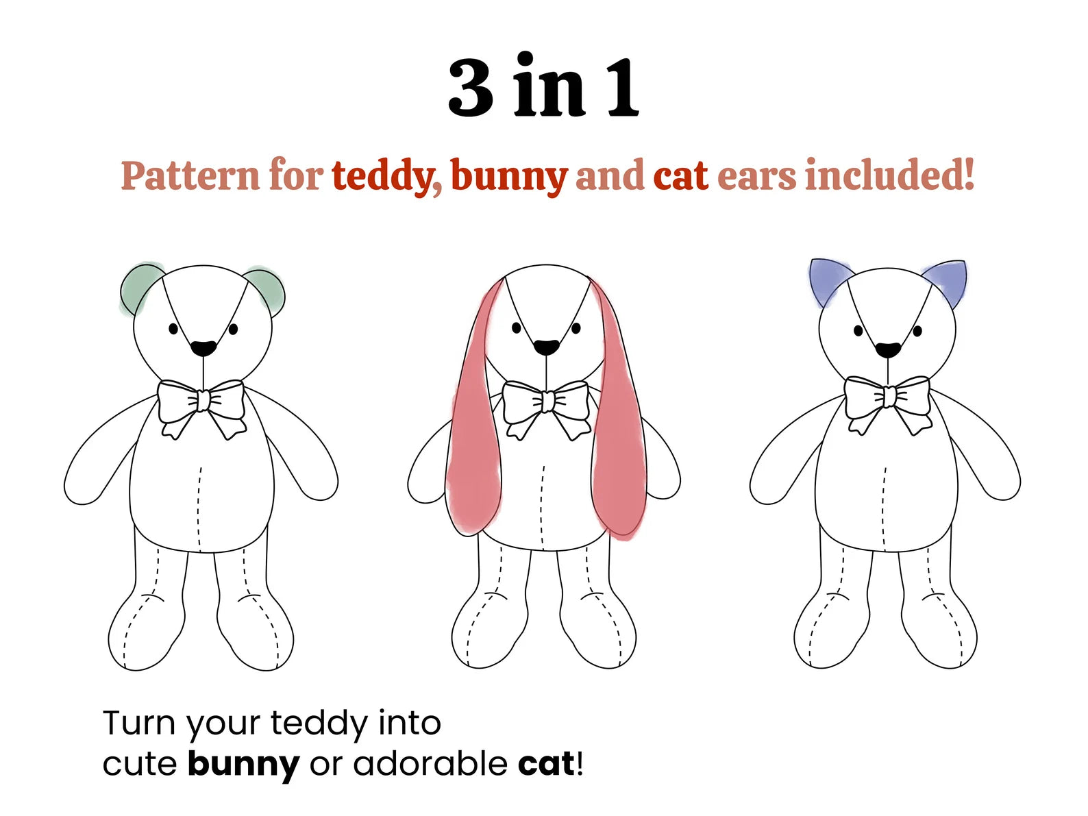 Memory Bunny Sewing Pattern