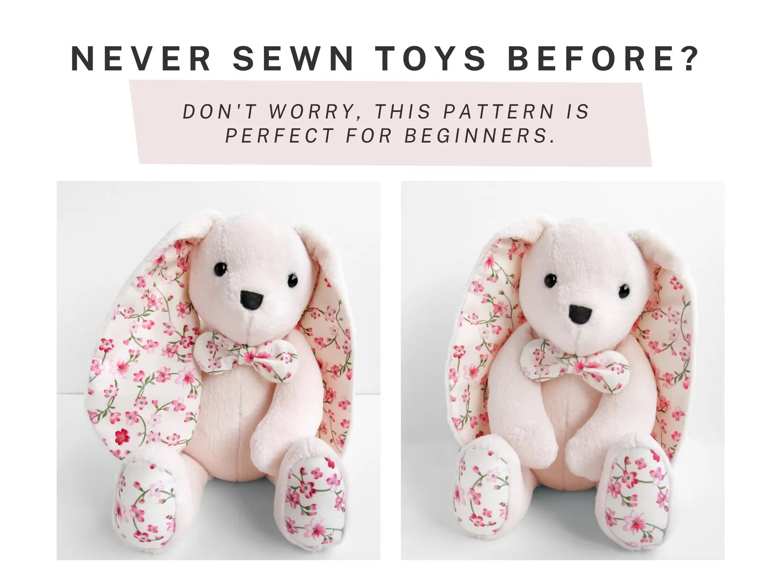 Memory Bunny Sewing Pattern -1